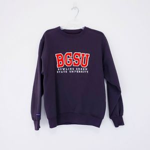 BGSU Sweatshirt Pullover Size Small Unisex Brown Jansport Crewneck Vintage